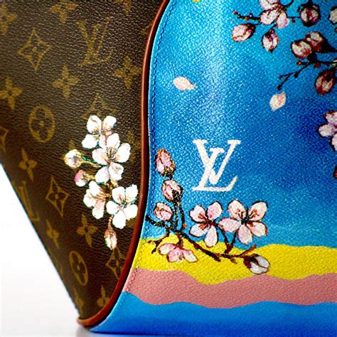 louis vuitton bag painting|does lv stores engrave purses.